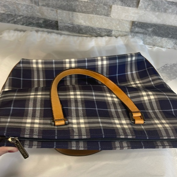 Burberry nova check navy blue tote bag - Picture 4 of 13